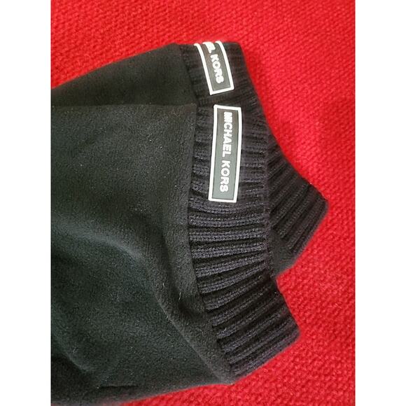 Michael Kors MK Short Ribbed Boot Socks black Size Lg/XL - Picture 4 of 7